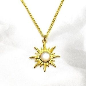 Pearl Sun Necklace